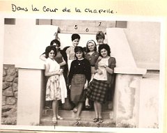 ORAN 1962 A L ASCENCION DANS LA COUR DE LA CHAPELLE DE SANTA CRUZ